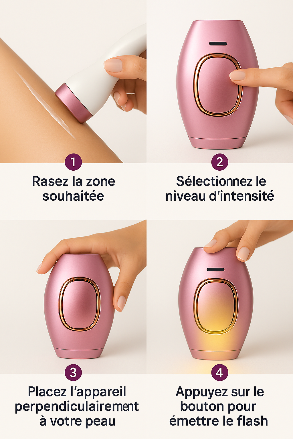 Épilateur IPL - Appareil d’Épilation à Lumière Pulsée